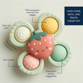 Load image into Gallery viewer, Strawberry Itzy Pop & Whirl - Bath + Travel Toy
