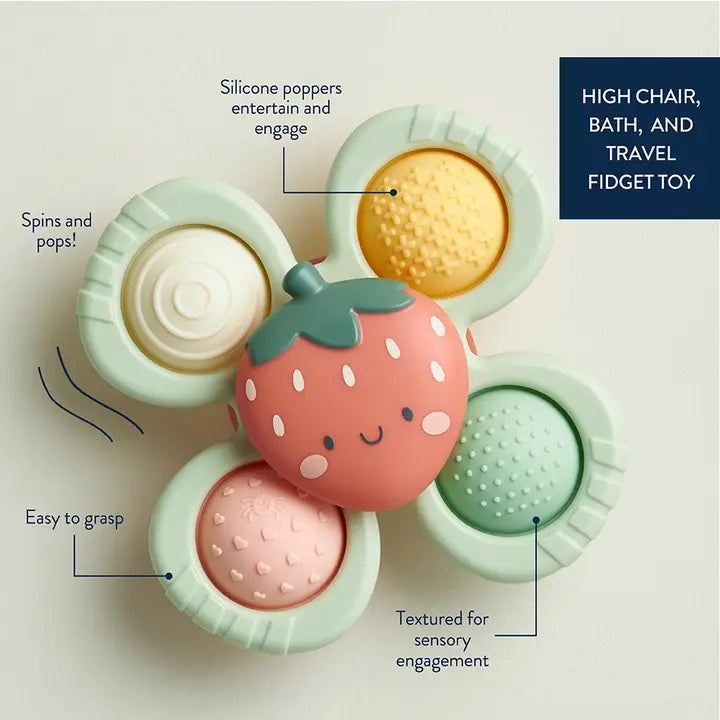 Strawberry Itzy Pop & Whirl - Bath + Travel Toy