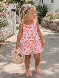 Load image into Gallery viewer, Pink Bows Organic Pointelle Summer Set
