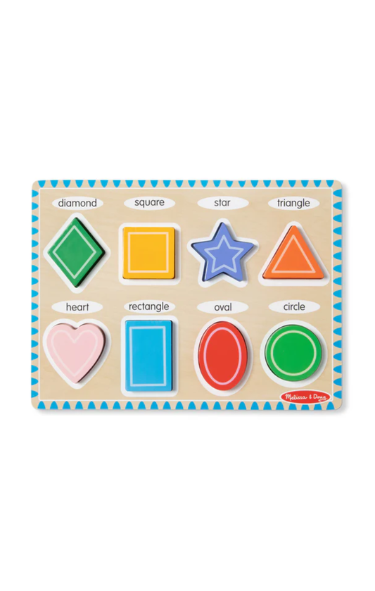 Shapes Chunky Puzzle By Melissa & Doug