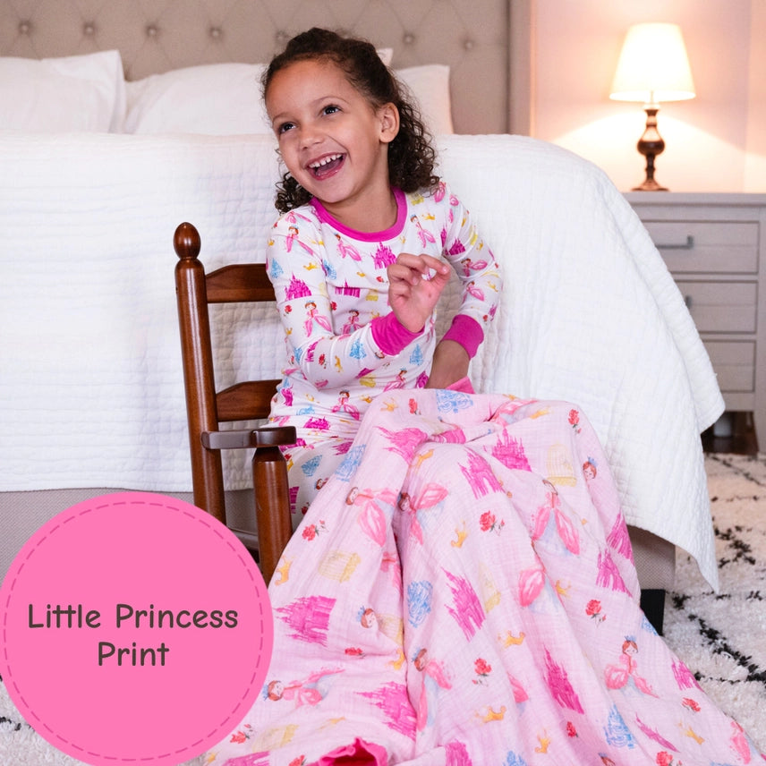 Tiara Time Ruffle Baby Muslin Quillt