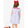 Load image into Gallery viewer, Apple Orchard Bow Peter Pan Dress
