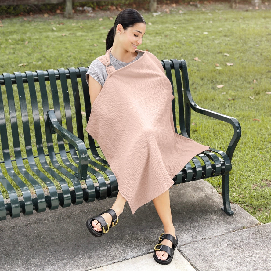 Muslin Nursing Cover For Baby Breastfeeding