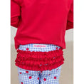 Load image into Gallery viewer, Apple Orchard Gingham Ruffle Leggings
