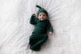 Load image into Gallery viewer, Ribbed Knotted Baby Gown & Hat
