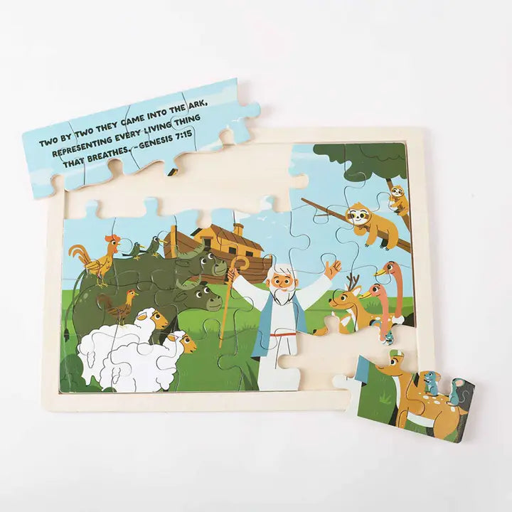 Wooden Puzzle - Noah's Ark
