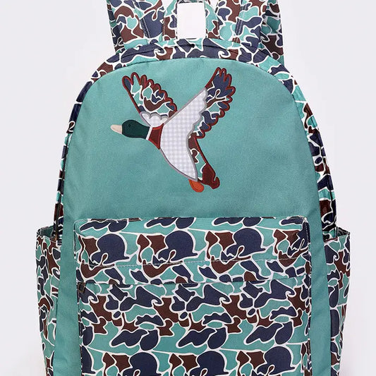 Boys Camouflage Duck Hunting Canvas Backpack
