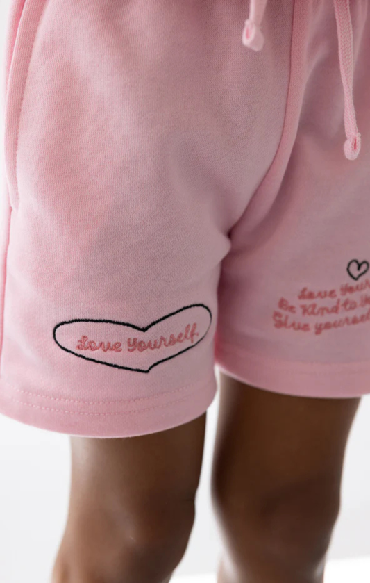 Love Yourself Kids Shorts By Elevated Faith