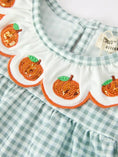 Load image into Gallery viewer, Halloween Glitter Pumpkin Bloomer Set
