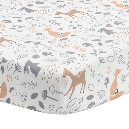 Deer Park Woodland Fitted Crib Sheet By Bedtime Original