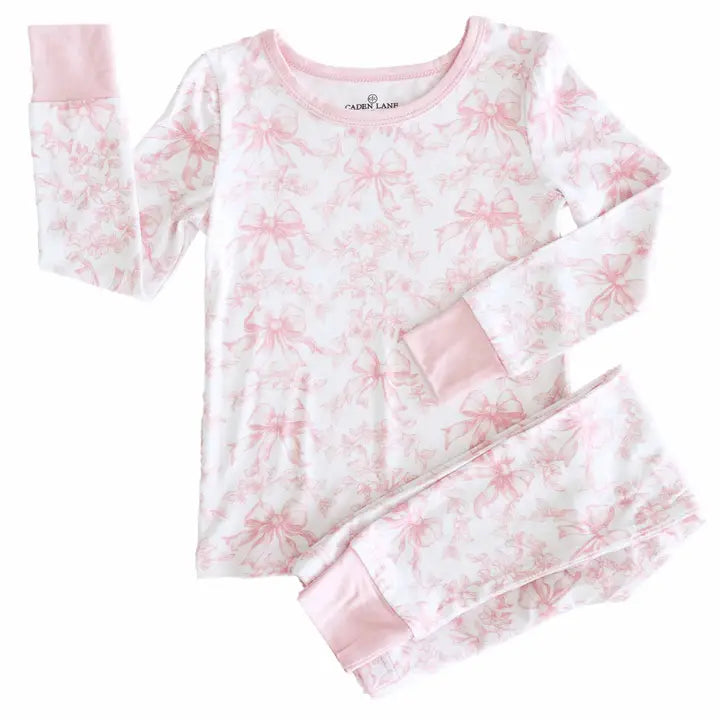 Fancy Frills Two Piece Pajama Set
