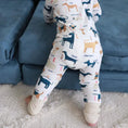 Load image into Gallery viewer, ABC Paw-ty Convertible Zip Romper
