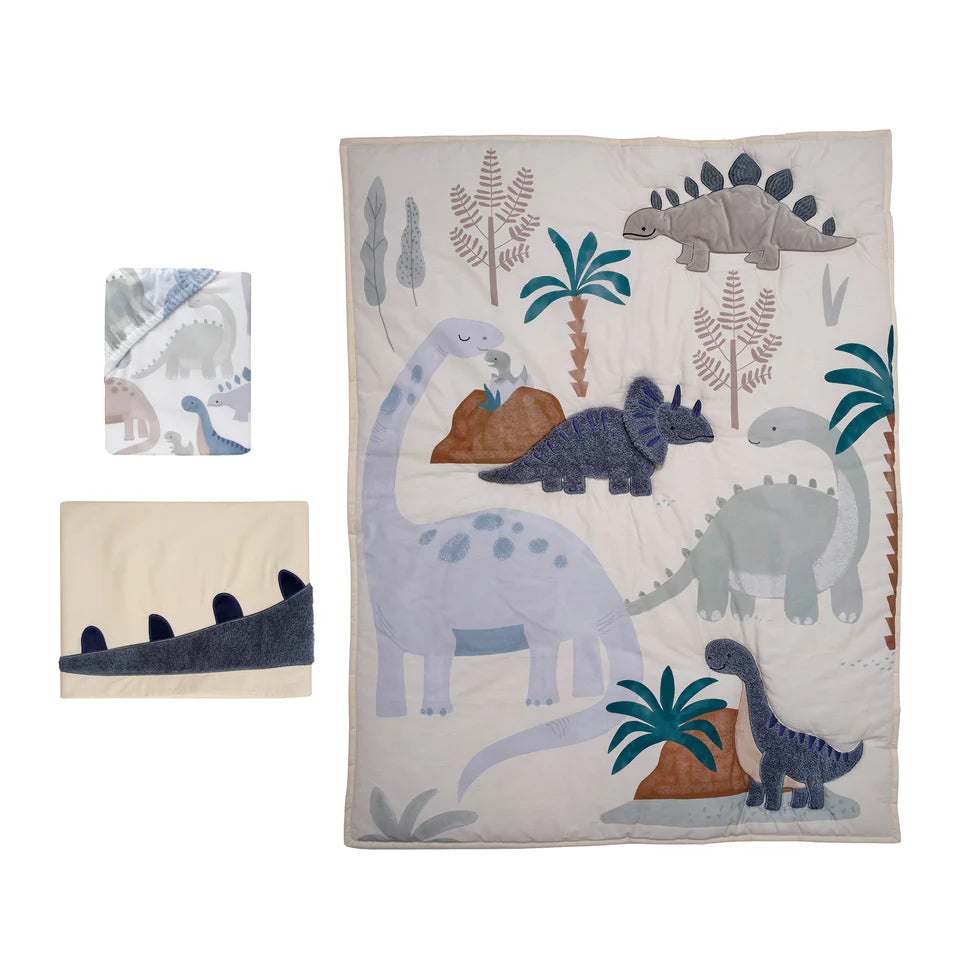 Dino-Might 3-Piece Bedding Set