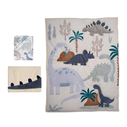 Dino-Might 3-Piece Bedding Set