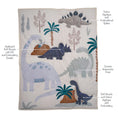 Load image into Gallery viewer, Dino-Might 3-Piece Bedding Set
