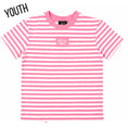 Load image into Gallery viewer, Lulu Mac Youth Striped Monochrome Baby Doll Top
