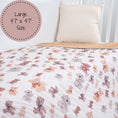 Load image into Gallery viewer, Bear Hugs Baby Muslin Quilt
