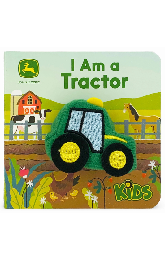 John Deere I Am A Tractor Finger Puppet Book
