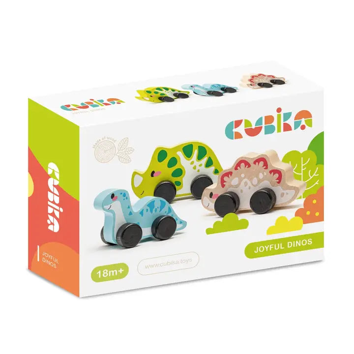 Wooden Dino Toy Set