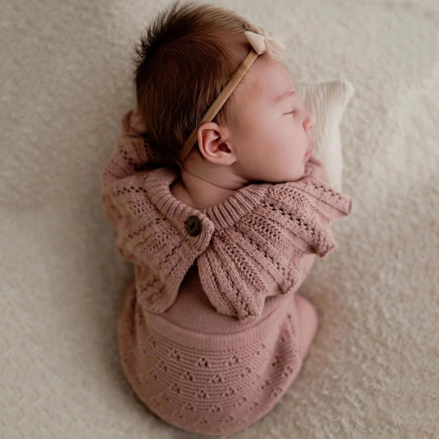 Zori Knit Crochet Romper
