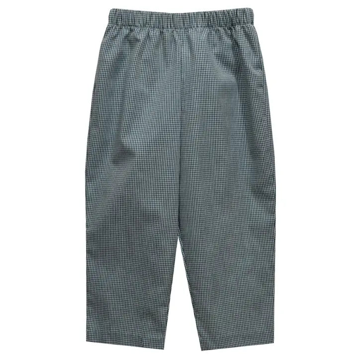 Gingham Boys Pants