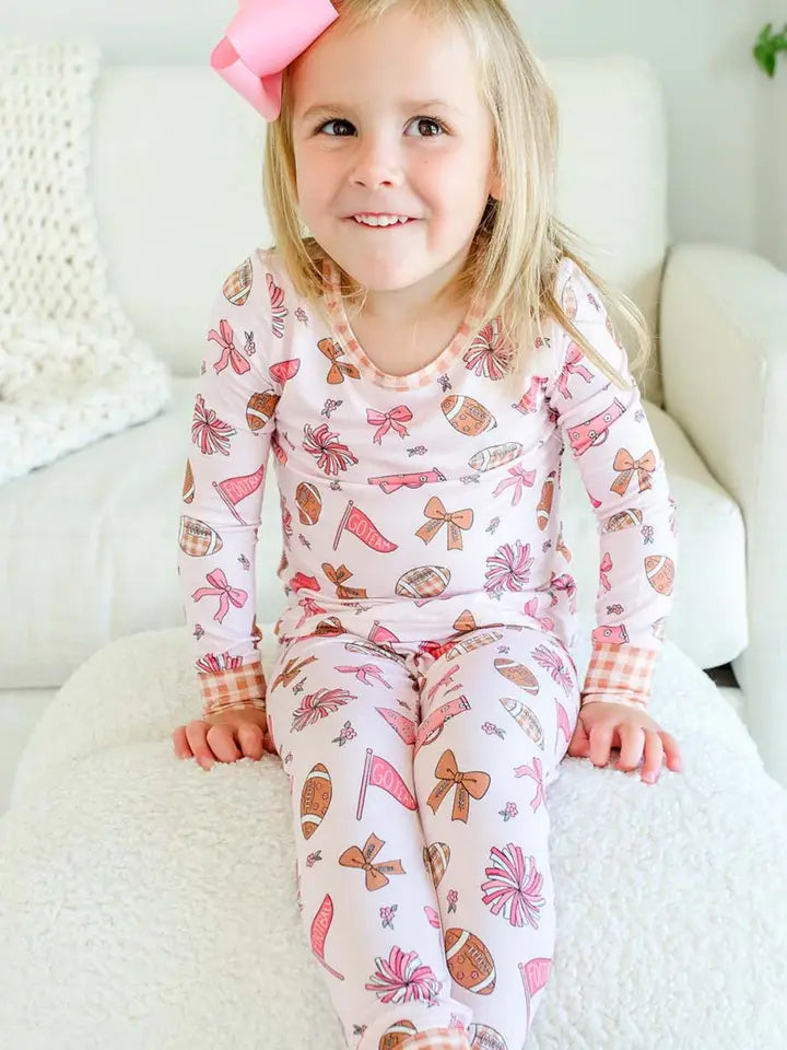 Huddles & Cuddles Pink Two Piece Pajama Set