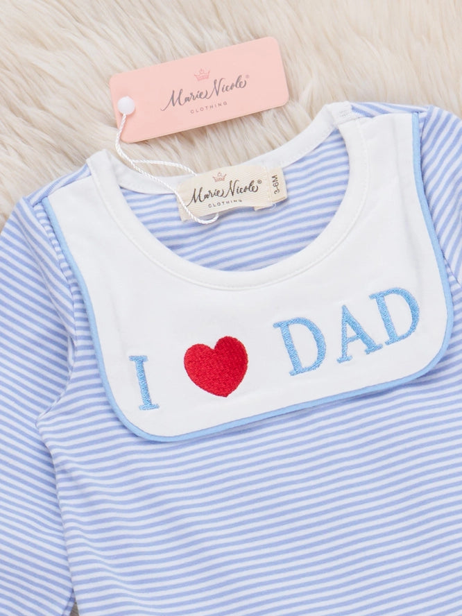 I Love Dad Romper