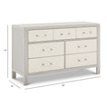 Load image into Gallery viewer, Namesake White Driftwood Eloise 7-Drawer Dresser
