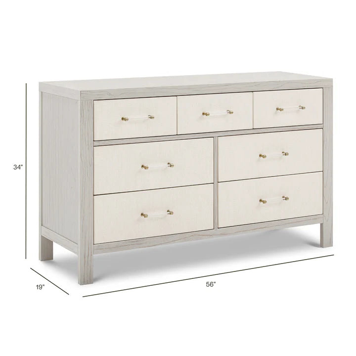 Namesake White Driftwood Eloise 7-Drawer Dresser