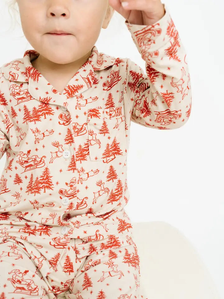 Classic Claus Bamboo Button Up Set