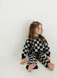 Load image into Gallery viewer, Knit Pant Set | Black Checkerboard
