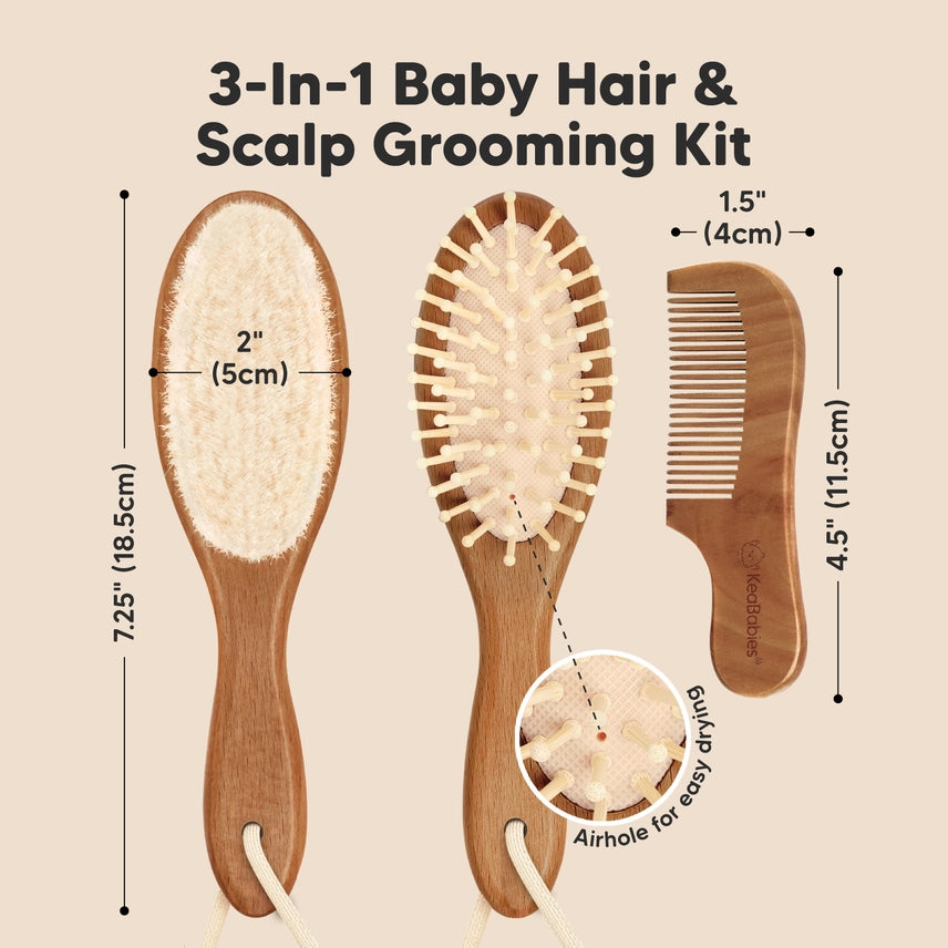Baby Hair Brush & Comb Set