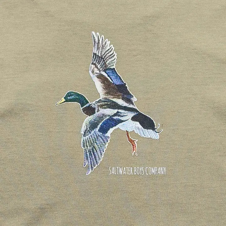 Mallard Boys Taupe Graphic Tee