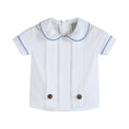 Load image into Gallery viewer, Collared Top & Button Shorts
