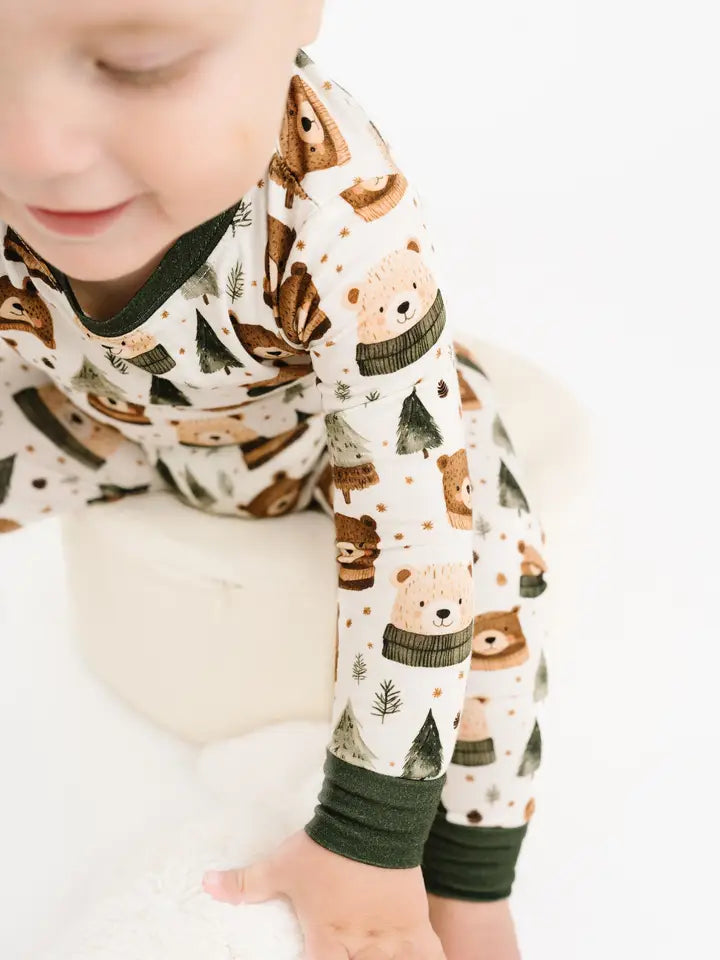 Winter Bears Bamboo Set