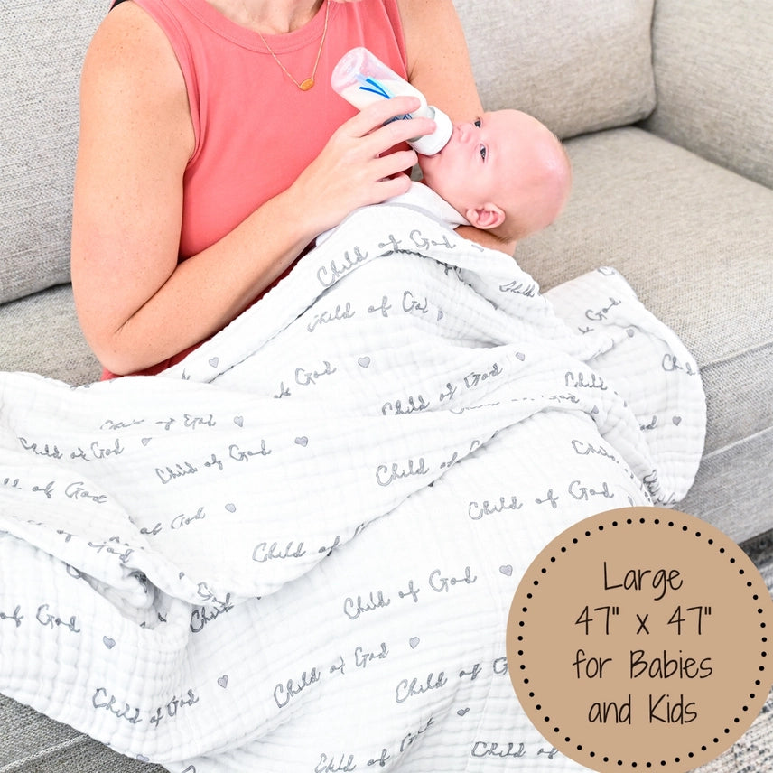 Child Of God Baby Muslin Quilt
