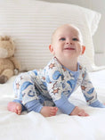 Load image into Gallery viewer, Blue Rodeo Dreams Convertible Zip Romper
