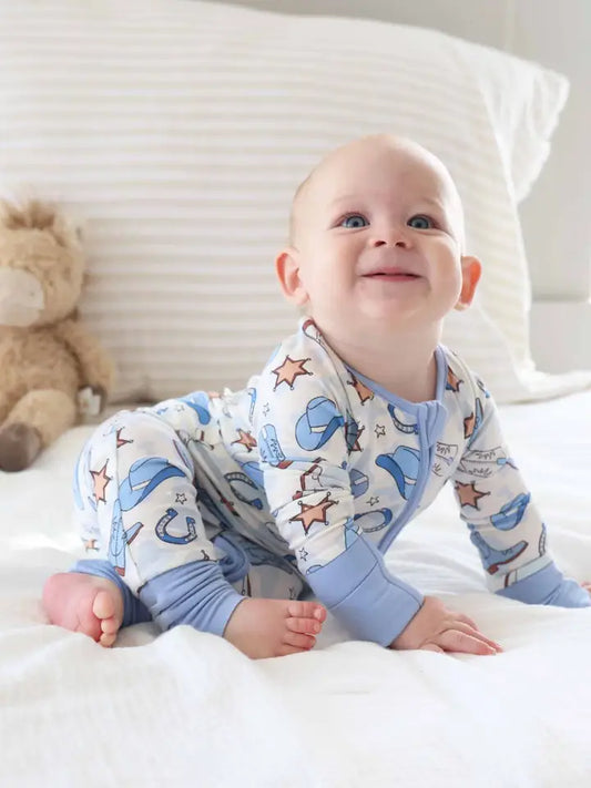 Blue Rodeo Dreams Convertible Zip Romper