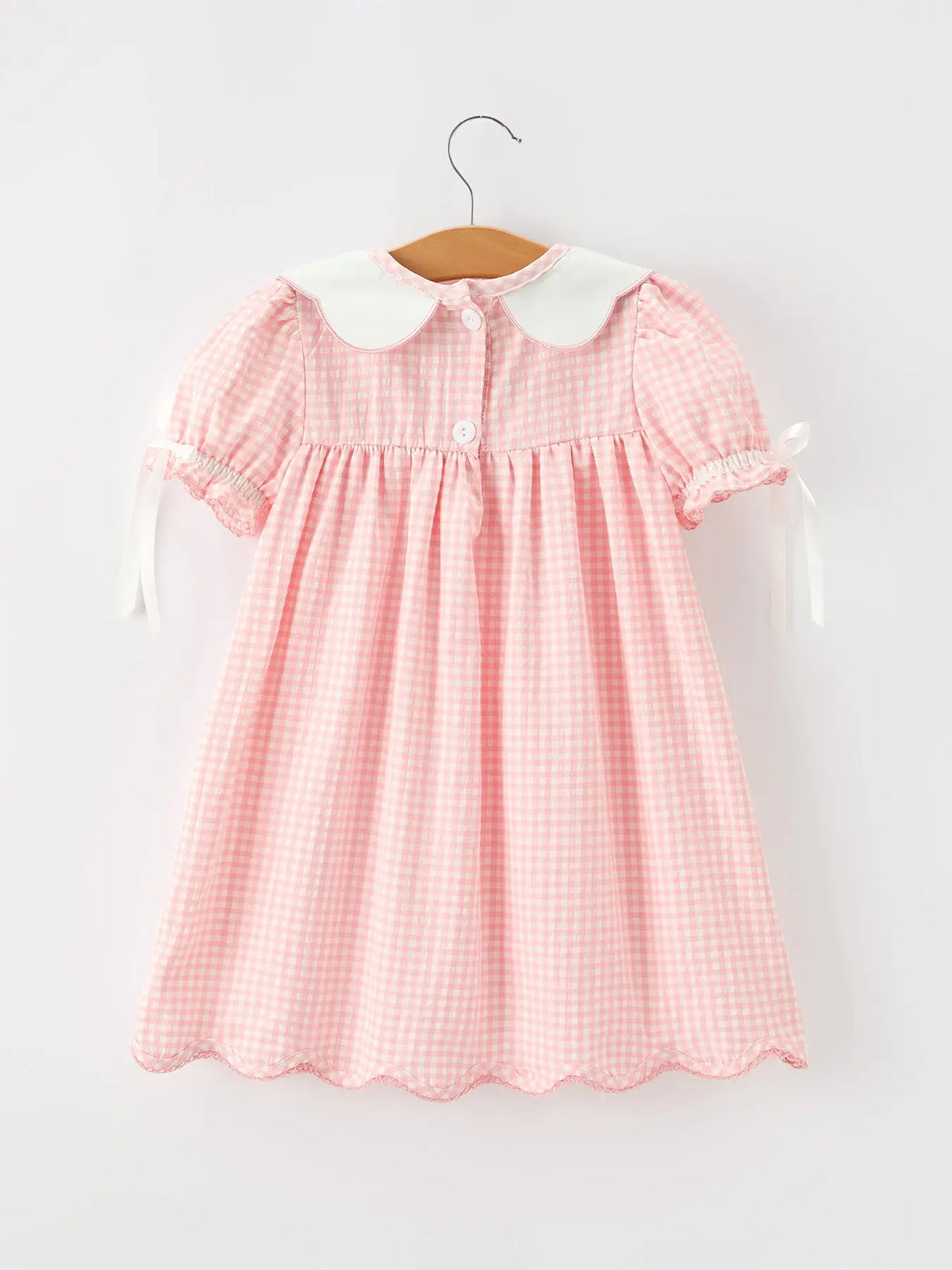 Pink Gingham Duck Dress