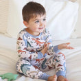 Load image into Gallery viewer, Dino Dude Two Piece Pajama Set
