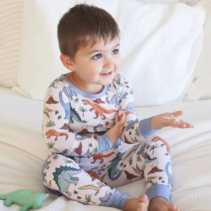 Dino Dude Two Piece Pajama Set