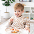 Load image into Gallery viewer, Sleeved Bib- Checkered
