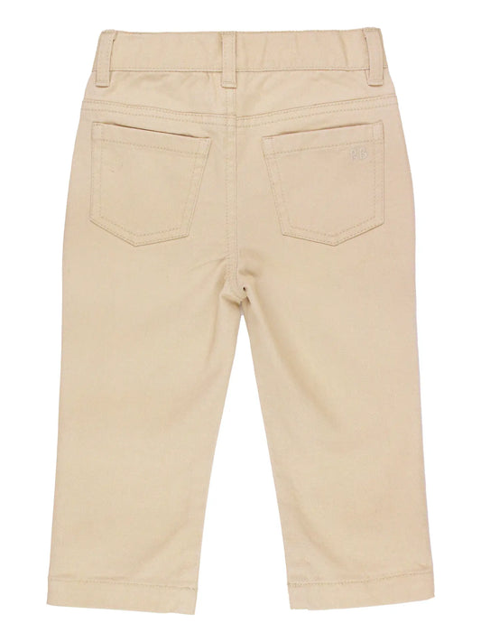 Boys Khaki Stretch Chino Pants