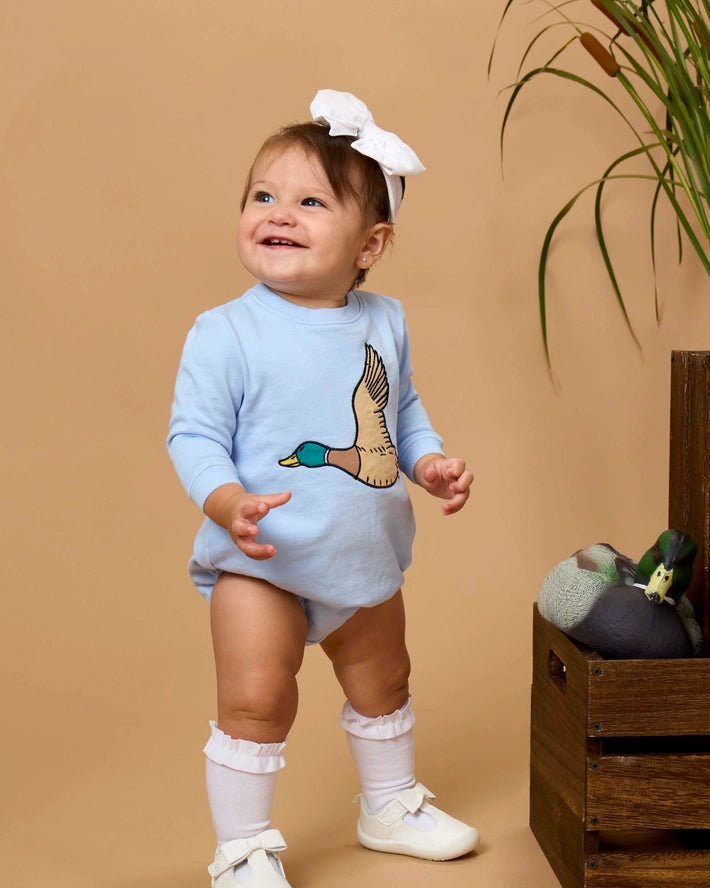 Mallard Skies Applique Sweatshirt Bubble