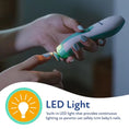 Load image into Gallery viewer, Baby Nail Trimmer, Electric Nail Trimmer with Led Light
