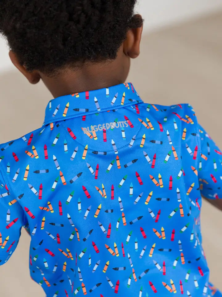 Tiny Crayons Performance Polo