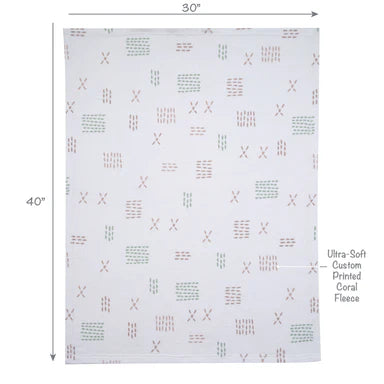 Farmyard Friends Fleece Baby Blanket