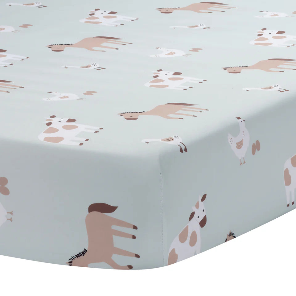 Farmyard and Friends Crib Sheet