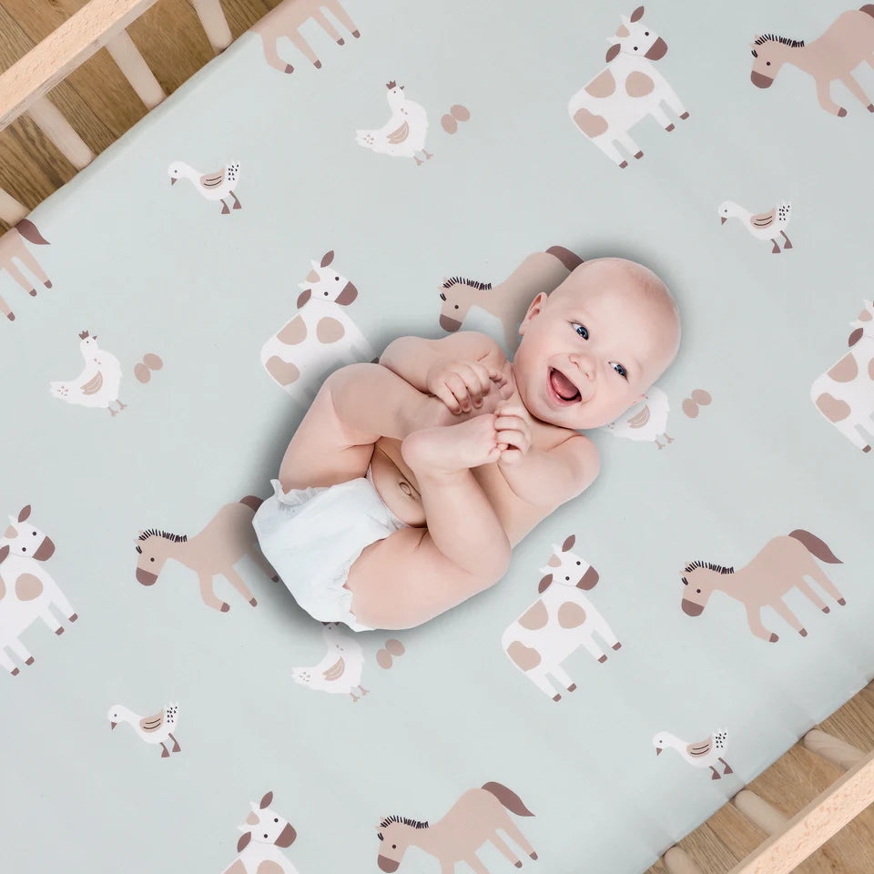 Farmyard and Friends Crib Sheet