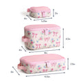 Load image into Gallery viewer, Ribbons + Roses Pack Like A Boss Packing Cubes
